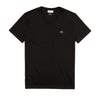 Lacoste Mens Pima Cotton V-Neck T-Shirt TH6710-031 Black