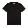 Lacoste Mens Pima Cotton V-Neck T-Shirt TH6710-031 Black