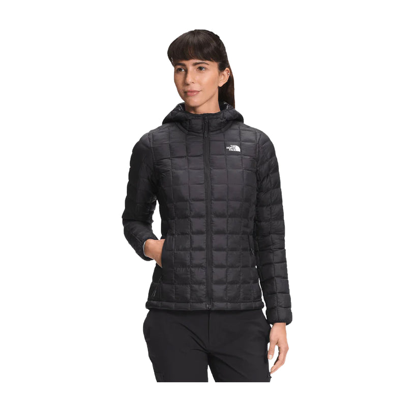 The North Face Womens Thermo Ball Eco Hooded Jacket NF0A5GLC-JK3 Black