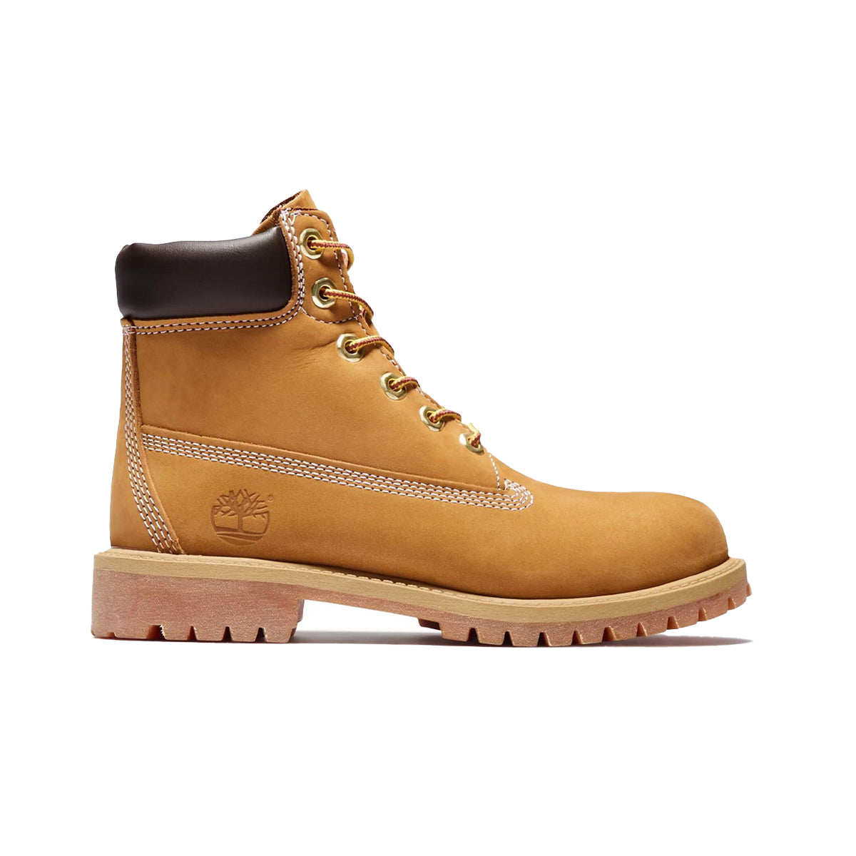 Timberland Men\'s Tan Leather Boots. New.  SKU 12909 Timberland 6 Inch Premium Waterproof Boot Youth Boots Wheat  main image 3