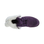Timberland Grade School Faux Shearling Roll Top 6-Inch Basic Boots TB0A157L524 Purple