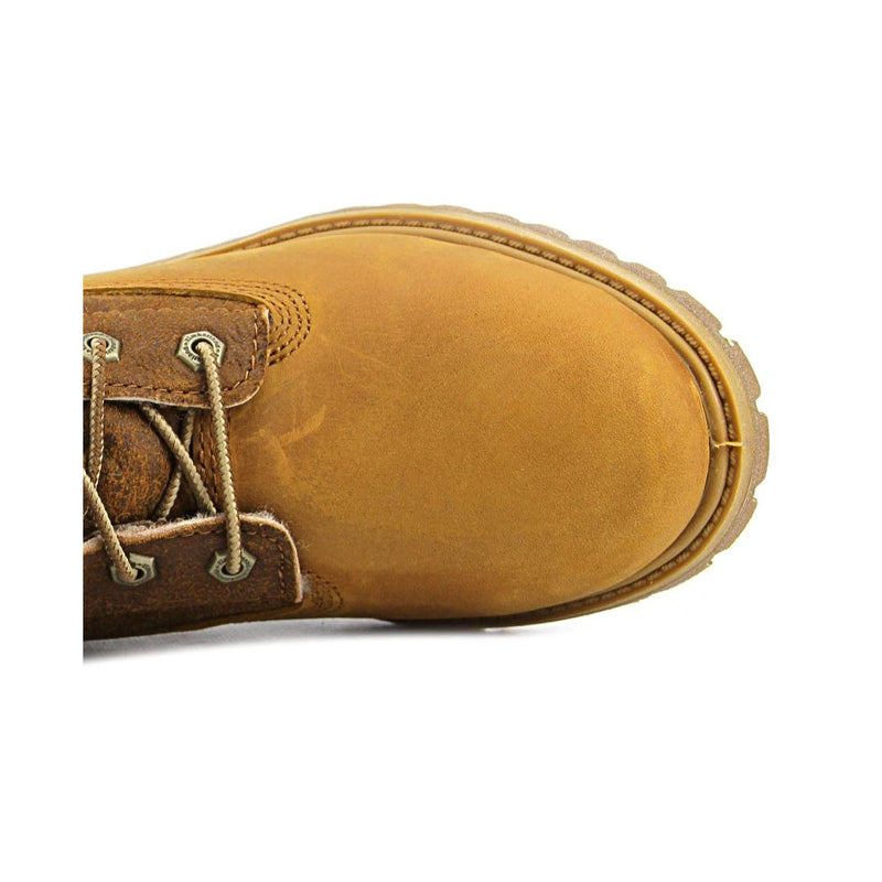 Timberland Womens Waterproof Shearling Fold-Down Boots Dark Brown
