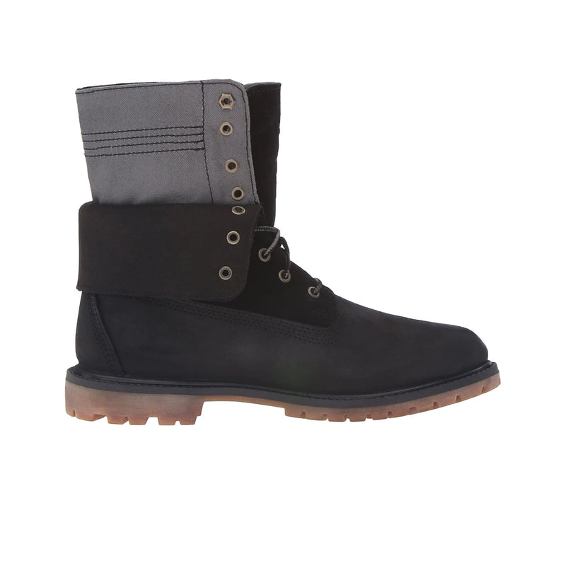 Timberland Womens Waterproof Double Fold-Down Boots TB0A198Q001 Black