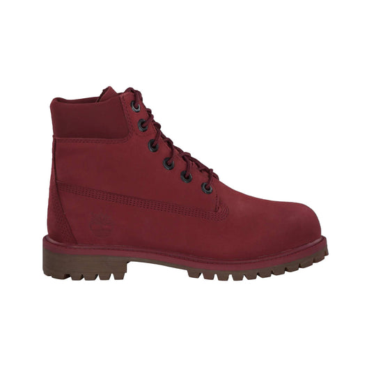 Timberland Pre School 6-Inch Premium Waterproof Boots TB0A1VKE-M49 Burgundy