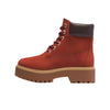 Timberland Womens Stone Street Premium 6-Inch Waterproof Platform A42C7-DV9 Chili Oil