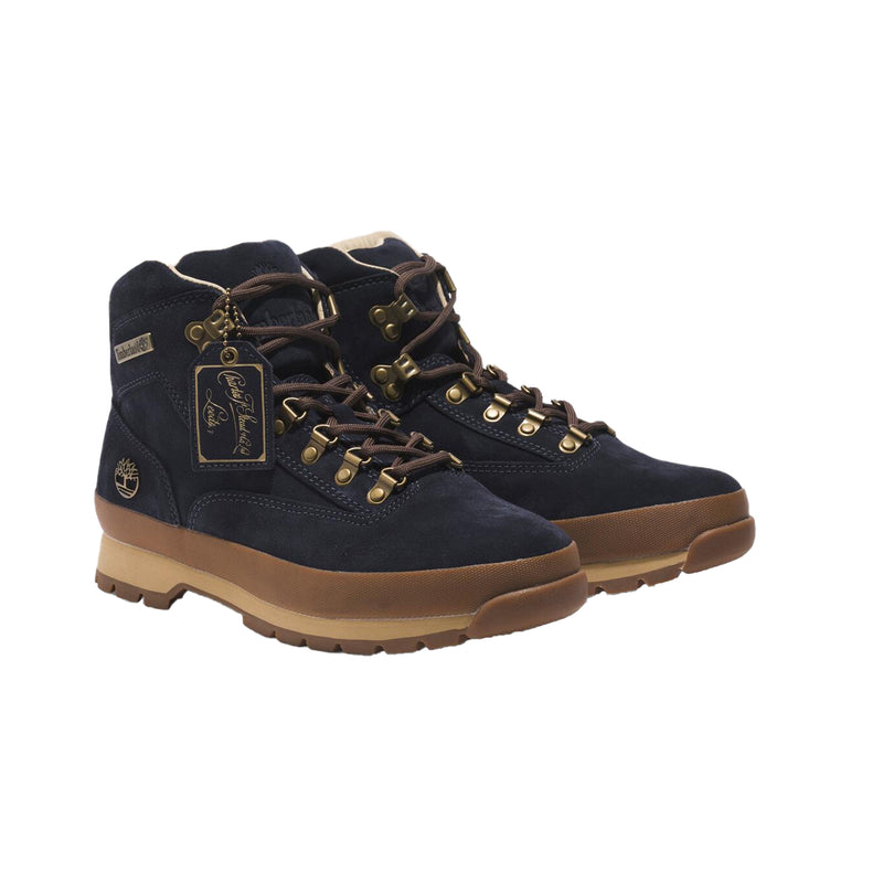 Timberland Mens Euro Hiker Mid Hiking Boots A6839-EP3 Dark Blue Suede