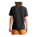 Timberland Mens Ss Woven Badge Crewneck T-Shirt TB0A26S7-001 Black