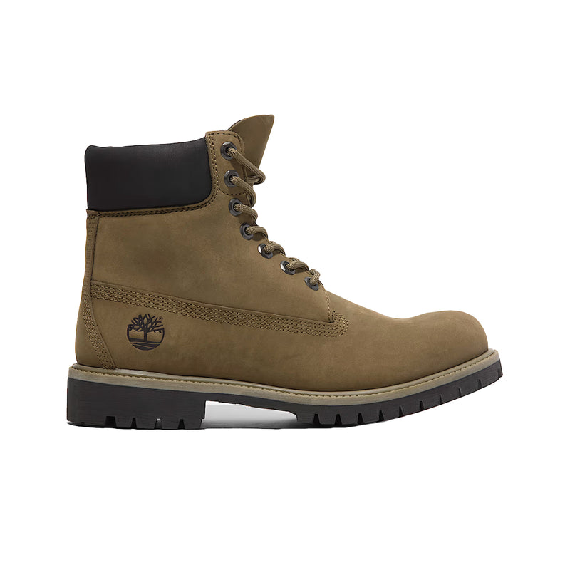 Timberland Mens Premium 6-Inch Waterproof Boots TB0A2P6WEO8 Olive Nubuck