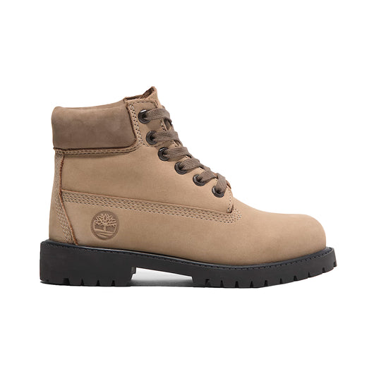 Timberland Grade School Premium 6-Inch Waterproof Boots TB0A6BET-EN3 Beige Nubuck