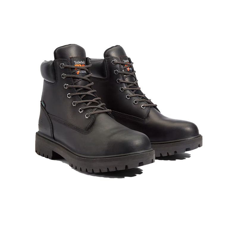 Timberland Mens 6-Inch Direct Attach 200G Steel Toe Work Boots TB1260380011 Black