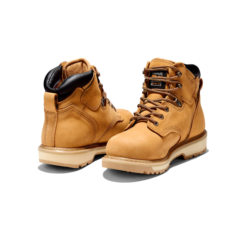 Timberland Mens 6-Inch Pit Boss Steel Toe Work Boots TB1330312311 Wheat