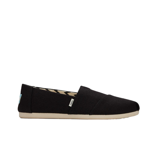 Toms Womens Alpargata Canvas Classic Flats 001001B07 Black