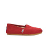 Toms Womens Alpargata Canvas Classic Flats 001001B07 Red