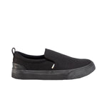 Toms Mens TRVL Lite Slip-On Heritage Canvas Flats 10013275 Black/Black Heritage