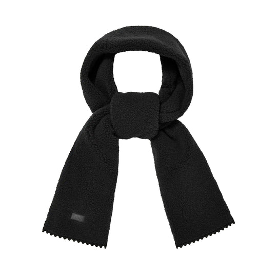 UGG Womens Fluff Scalloped Scarf 101021-BLK Black
