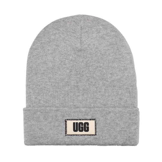 UGG Mens High Crown Beanie 101067-LGRY Light Grey