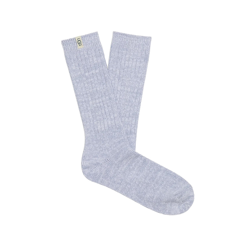 UGG Womens Rib Knit Slouchy Crew Socks 1014832-ICBL Icelandic Blue