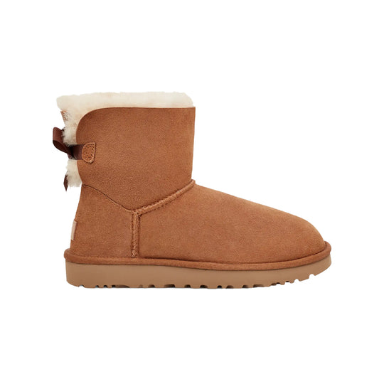 UGG Womens Mini Bailey Bow II Boots 1016501-CHE Chestnut