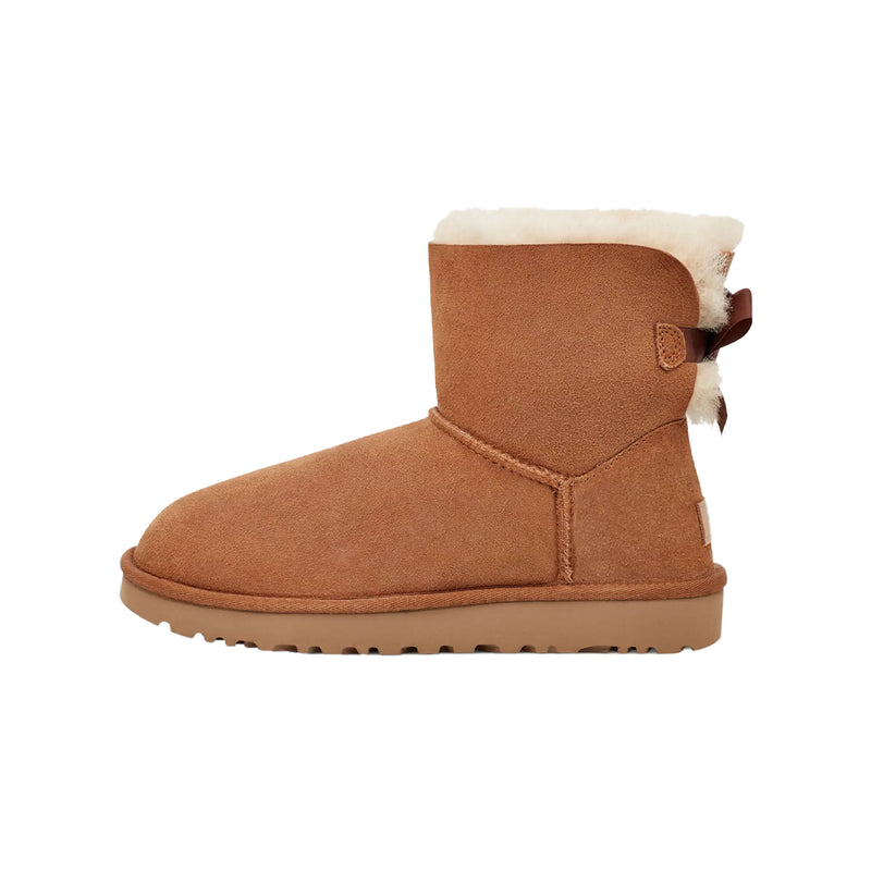 UGG Womens Mini Bailey Bow II Boots 1016501-CHE Chestnut