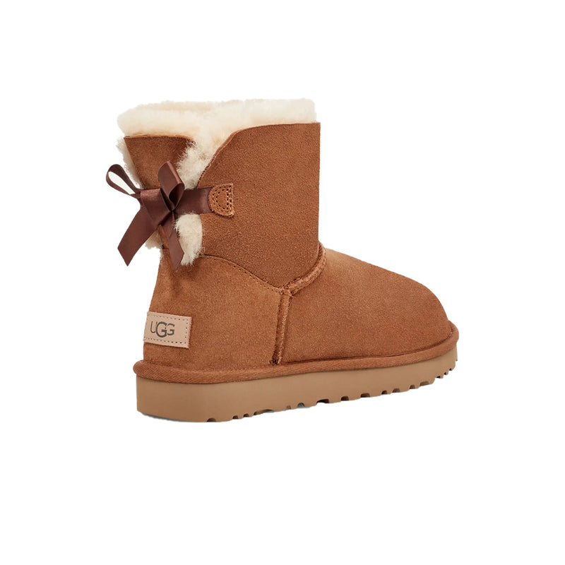 UGG Womens Mini Bailey Bow II Boots 1016501-CHE Chestnut