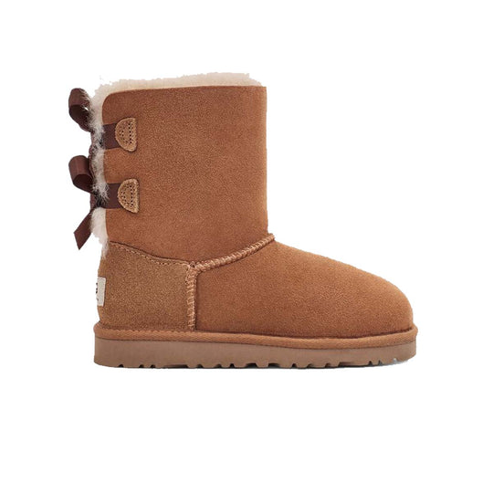 UGG Kids Bailey Bow II Boots 1017394K-CHE Chestnut