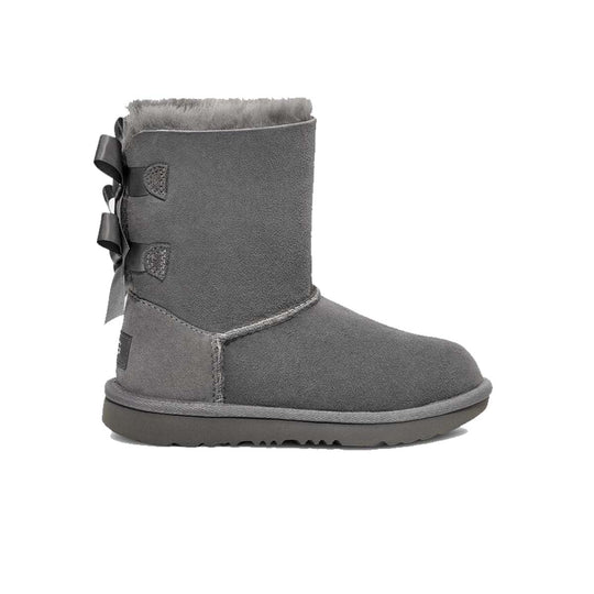 UGG Kids Bailey Bow II Boots 1017394K-GREY Grey