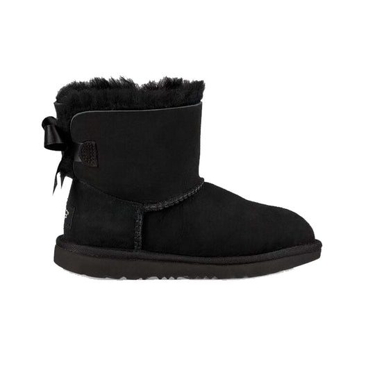 UGG Kids Mini Bailey Bow II Boots 1017397K-BLK Black
