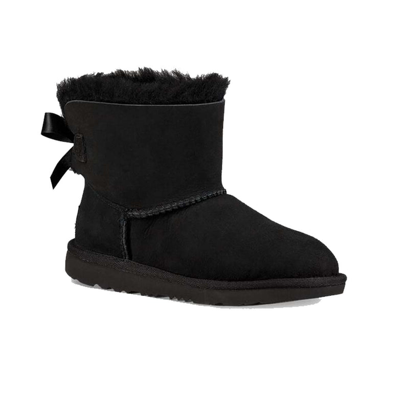 UGG Kids Mini Bailey Bow II Boots 1017397K-BLK Black