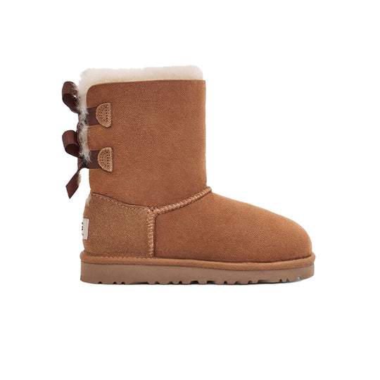 UGG Kids Mini Bailey Bow II Boots 1017397K-CHE Chestnut