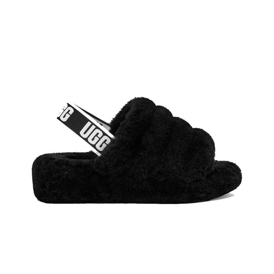 UGG Womens Fluff Yeah Slippers 1095119-BLK Black