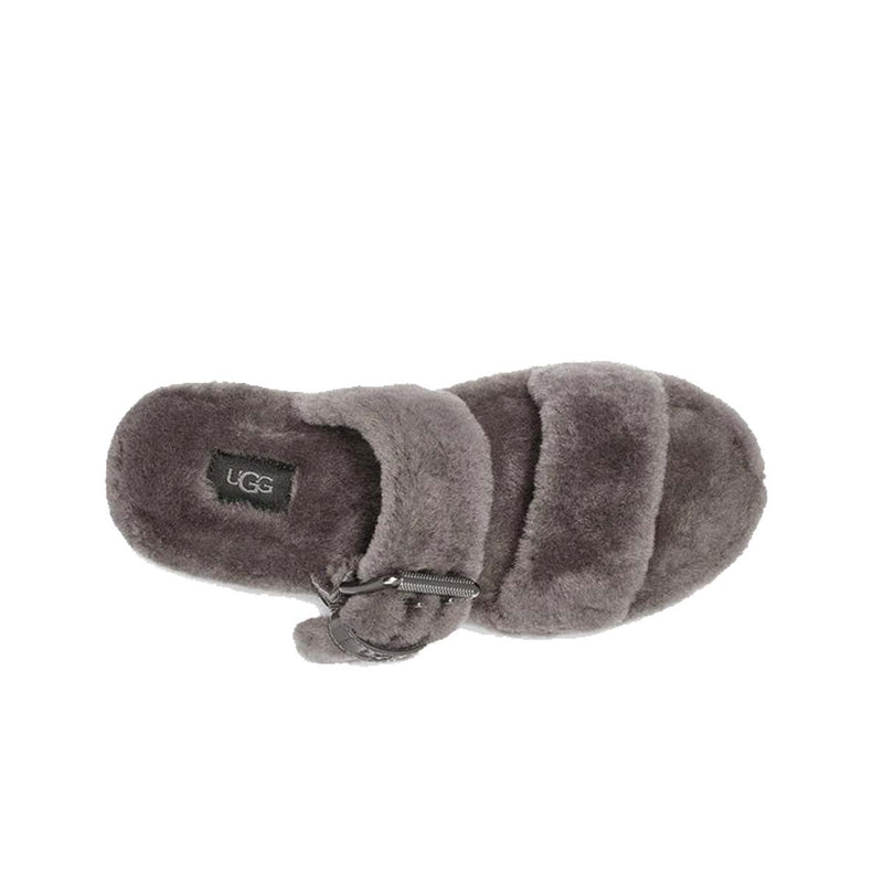 UGG Womens Fuzz Yeah Slippers 1104662-CHRC Charcoal