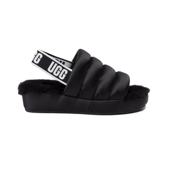 UGG Womens Puff Yeah Slippers 1106875-BLK Black