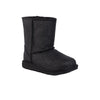 UGG Kids Classic Short II Glitter Boots 1111852K-BLK Black