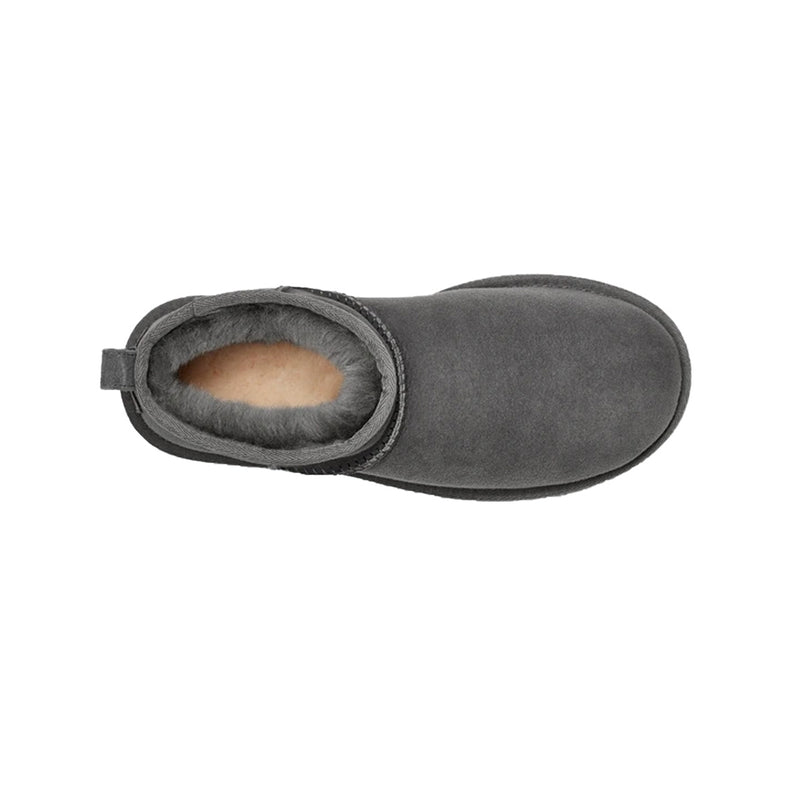UGG Womens Classic Ultra Mini Boots 1116109-GREY Grey