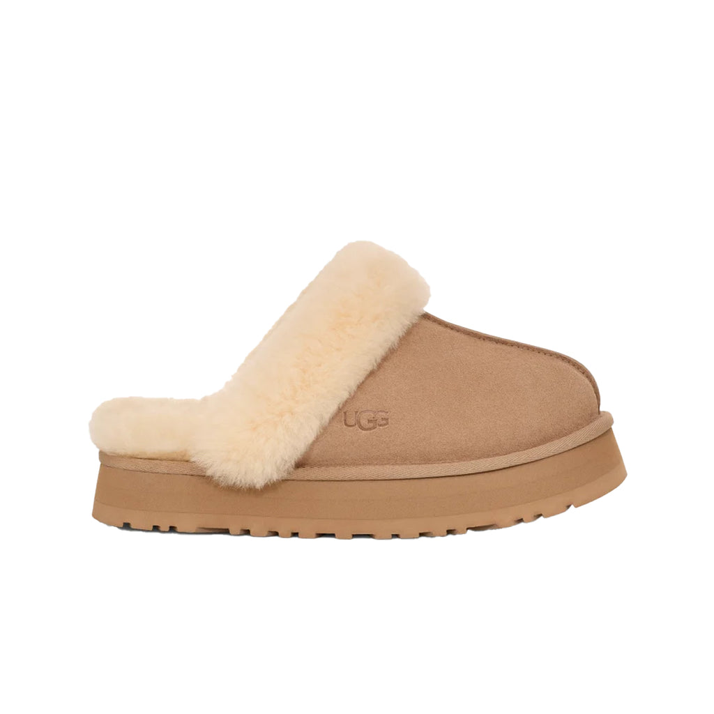 早期完売★UGG★Disquette Slipper Sand 厚底スリッパ 1122550 UGG Disquette Slipper Sand (Women's) - 1122550-SAN - US