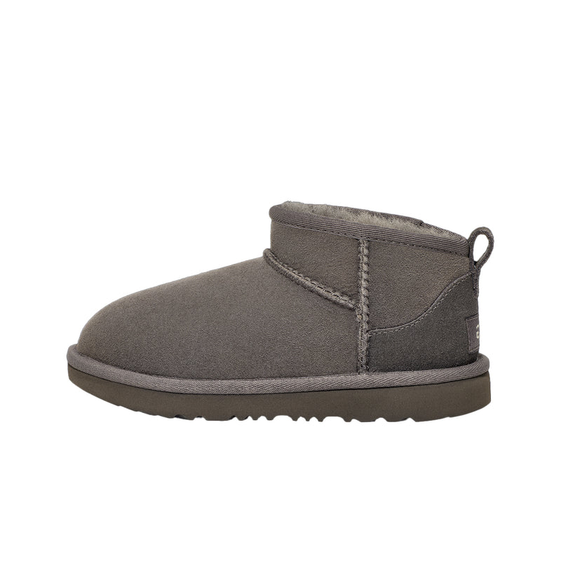 UGG Kids Classic Ultra Mini Boots 1130750K-GREY Grey
