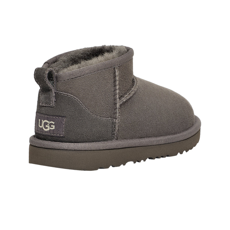 UGG Kids Classic Ultra Mini Boots 1130750K-GREY Grey