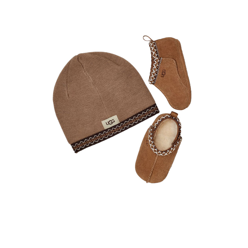 UGG Infant Baby Tasman and UGG Beanie Boots 1133630I-CHE Chestnut