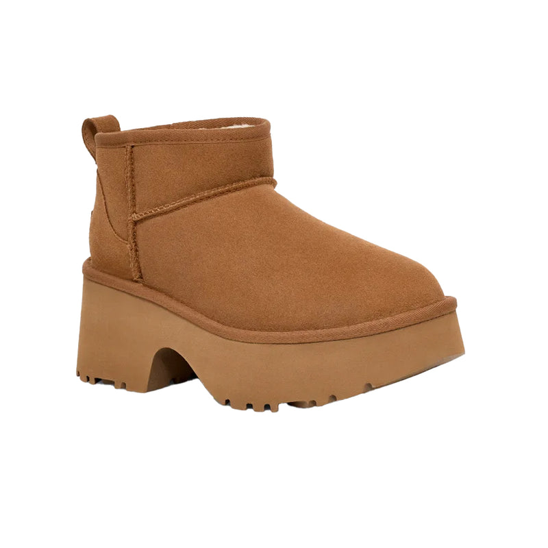 UGG Kids Classic Ultra Mini New Heights Boots 1157732K-CHE Chestnut