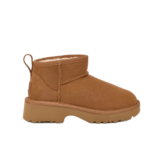 UGG Kids Classic Ultra Mini New Heights Boots 1157732K-CHE Chestnut
