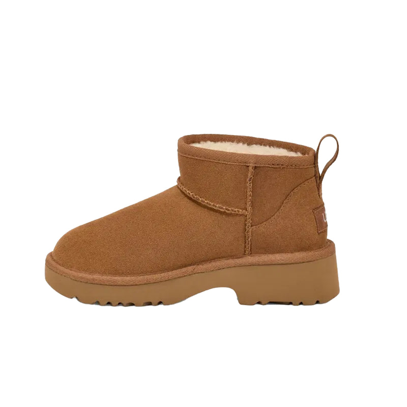 UGG Kids Classic Ultra Mini New Heights Boots 1157732K-CHE Chestnut