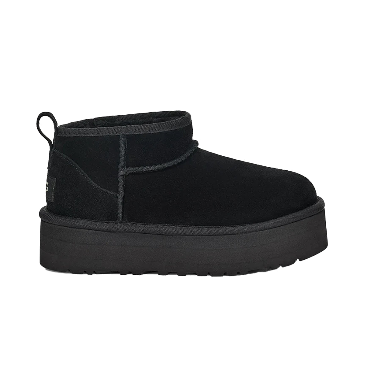 UGG Kids Classic Ultra Mini Platform Boots 1157791K-BLK Black