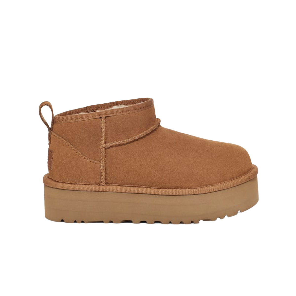 UGG Kids Classic Ultra Mini Platform Boots 1157791K-CHE Chestnut