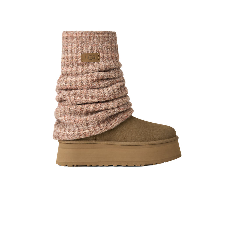 UGG Womens Classic Mini Dipper Legwarmer Boots 1178990-LBNZ Light Bronze