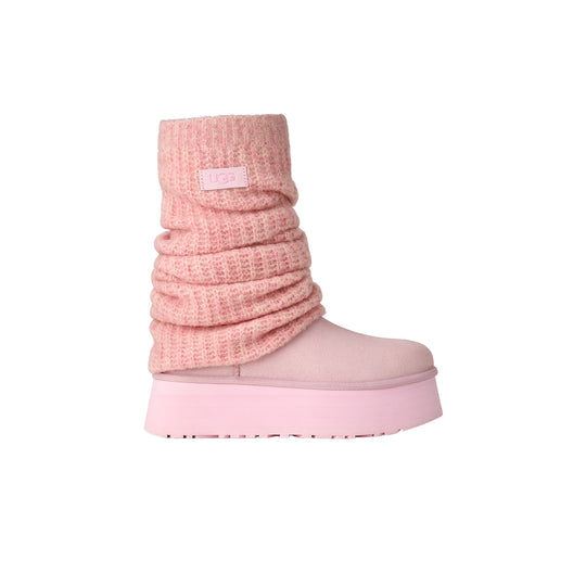 UGG Womens Classic Mini Dipper Legwarmer Boots 1178990-RBNC Ribbon Candy