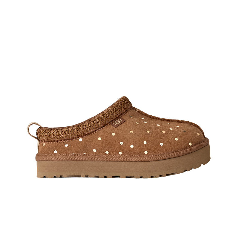 UGG Kids Tazz Shiny Dots Slippers 1180230K-CHE Chestnut