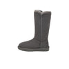 UGG Girls Bailey Button Triplet Boots 1962K-GREY Grey