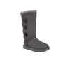 UGG Girls Bailey Button Triplet Boots 1962K-GREY Grey