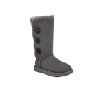 UGG Girls Bailey Button Triplet Boots 1962K-GREY Grey
