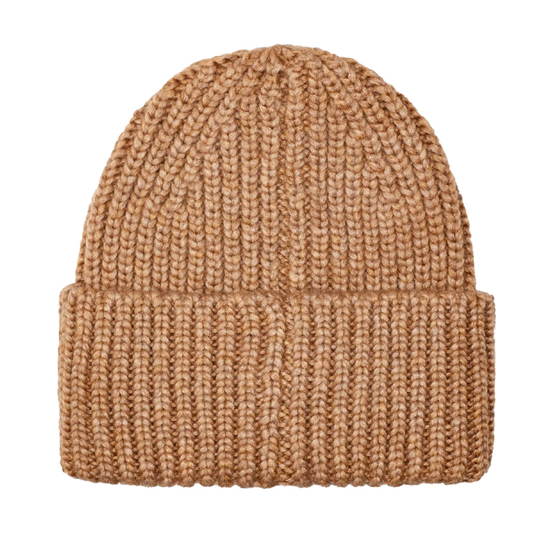 UGG Womens Chunky Rib Logo Beanie 20061-CAM Camel